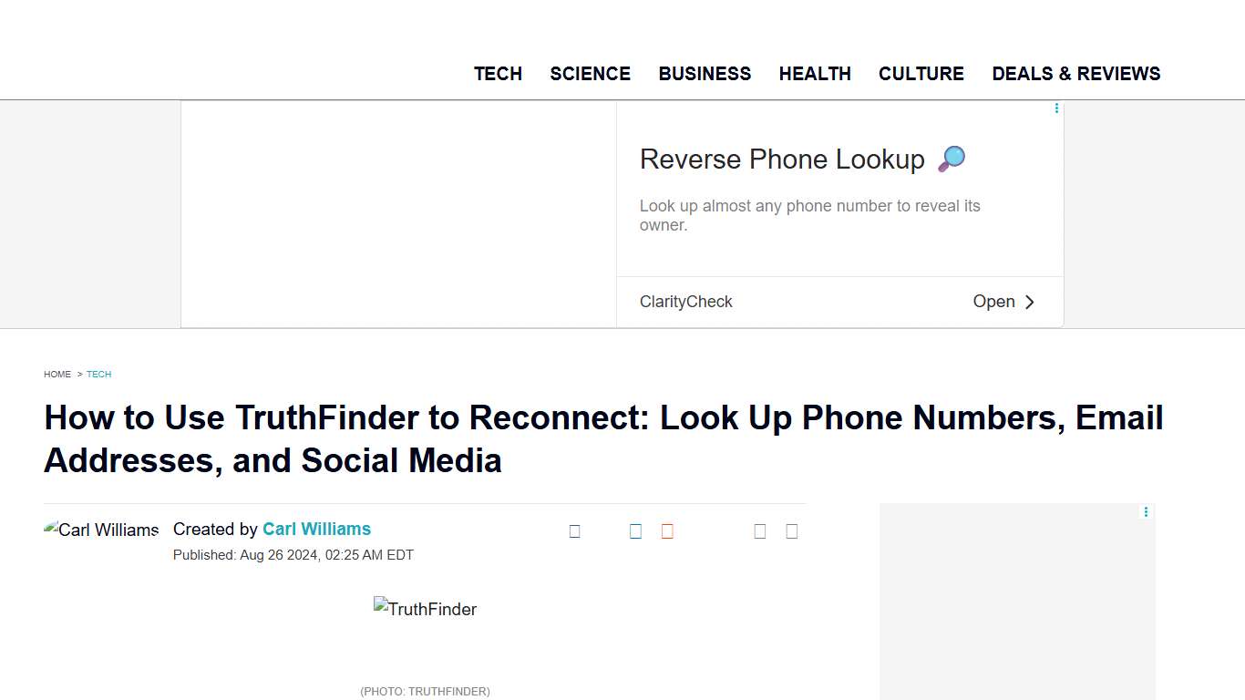 How to Use TruthFinder to Reconnect: Look Up Phone Numbers, Email Addresses, and Social Media